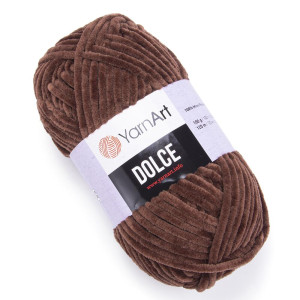 791 Пряжа Dolce 100гр - 120 м (коричневий). YarnArt