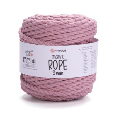 792 Пряжа Macrame Rope 9 mm 1000гр-55м (попеляста троянда). YarnArt