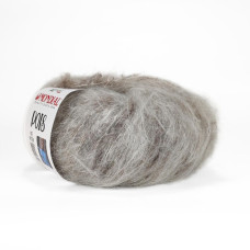 794 Пряжа Mondial Pois, 50г - 125м, вершково-коричневий, 80% мохер, 10% єгипетська бавовна, 10% мікрофібра PA