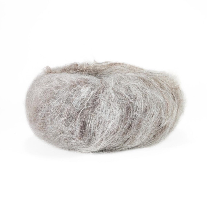 794 Пряжа Mondial Pois, 50г - 125м, вершково-коричневий, 80% мохер, 10% єгипетська бавовна, 10% мікрофібра PA