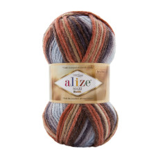 7942 Пряжа SuperLana Maxi Batik 100гр-100м (різнокольорова). Alize