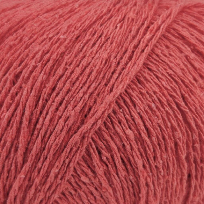 8 Пряжа Campolmi Filati Seta Bourette, 50г - 240м, герань, 100% шовк