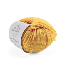 8 Пряжа Laines du Nord Holiday, 50г - 125м, жовтий, 70% вовна, 30% акрил