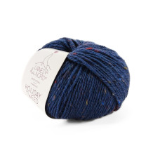 8 Пряжа Laines du Nord Holiday Tweed, 50г - 125м, темно-синій, 50% вовна, 39% акрил, 11% віскоза