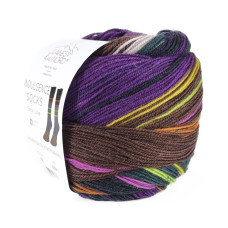 8 Пряжа Laines du Nord Indulgence Sock, 100г - 420м, різнокольоровий, 75% вовна, 25% нейлон