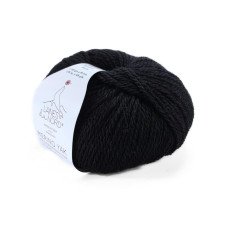 8 Пряжа Laines du Nord Merino Yak, 50г - 115м, чорний, 15% альпака, 15% як, 70% вовна