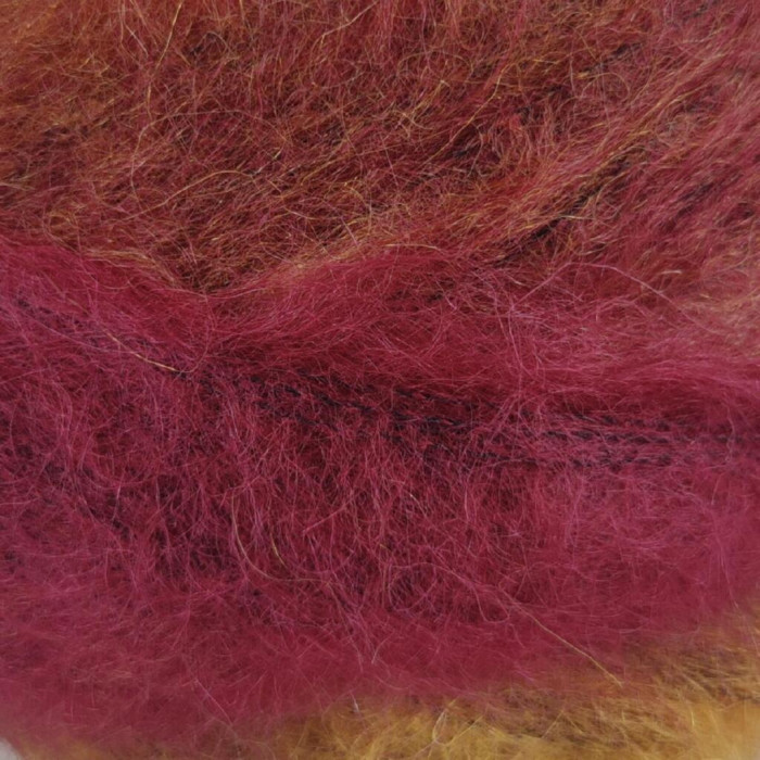 8 Пряжа Laines du Nord Poema Mohair, 150г - 600м, різнокольоровий 70% кід мохер, 30% шовк