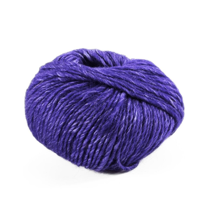 8 Пряжа Laines du Nord Silky Wool, 50г - 100м, фіолетовий, 80% вовна, 20% шовк
