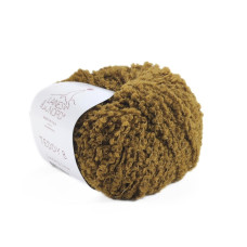 8 Пряжа Laines du Nord Teddy B, 50г - 120м, хакі, 75% альпака, 10% вовна, 15% поліамід
