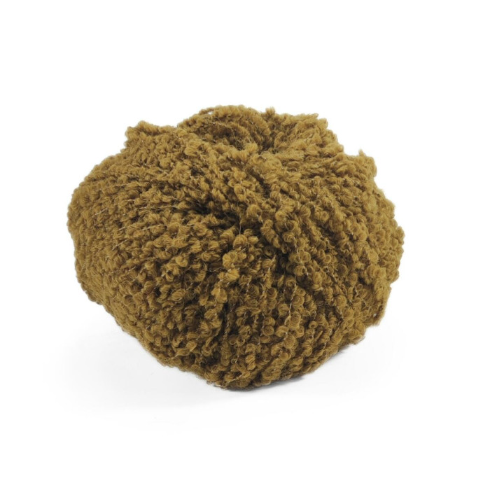 8 Пряжа Laines du Nord Teddy B, 50г - 120м, хакі, 75% альпака, 10% вовна, 15% поліамід