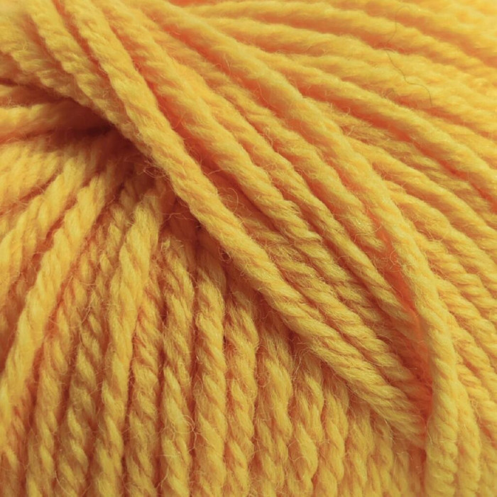8 Пряжа Laines du Nord Twist, 100г - 125м, жовтий, 70% вовна, 30% акрил