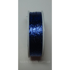 80-09 Spark Beads Адель металлизированая нитка, колір синій 100 м.