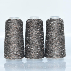 80 Пряжа Knot шишибріки з люрексом, золота осінь, 50гр-500м, Китай, полiестер