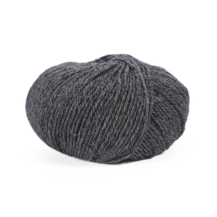 800 Пряжа Mondial BioLanaFine, 50г - 175м, антрацит, 100% вовна
