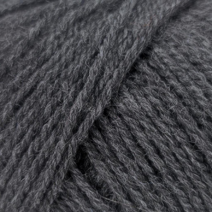 800 Пряжа Mondial BioLanaFine, 50г - 175м, антрацит, 100% вовна