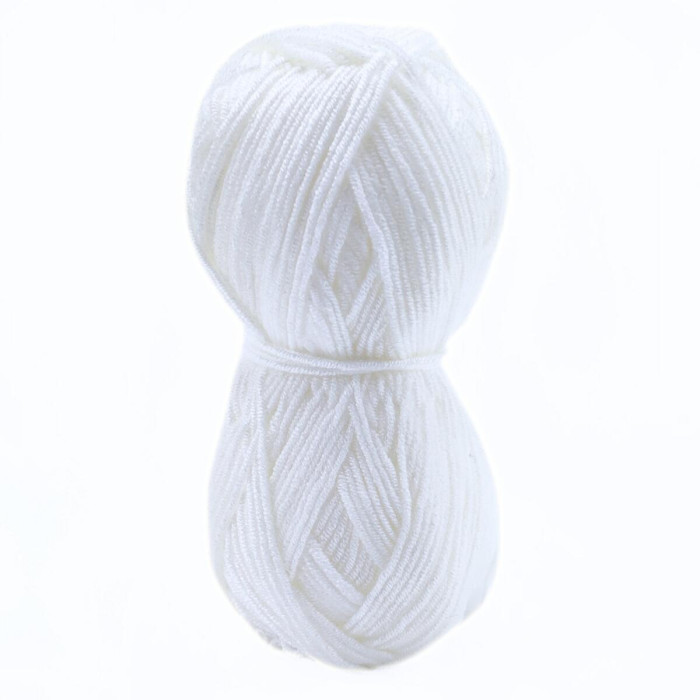 80001 Пряжа Etrofil Baby Can, 100г - 250м, білий, 100% акрил антипілінг