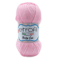 80003 Пряжа Etrofil Baby Can, 100г - 250м, світло-рожевий 80003, 100% акрил антипілінг
