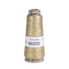 8002 Пряжа Paillettes 50г-800м (золотий). YarnArt