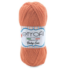 80023 Пряжа Etrofil Baby Can, 100г - 250м, лососевий, 100% акрил антипілінг