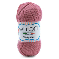 80031 Пряжа Etrofil Baby Can, 100г - 250м, англійська троянда, 100% акрил антипілінг