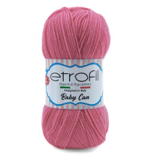 80032 Пряжа Etrofil Baby Can, 100г - 250м, кораловий, 100% акрил антипілінг