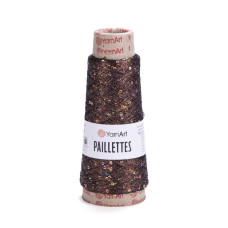 8007 Пряжа Paillettes 50г-800м (шоколадний). YarnArt