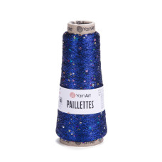 8008 Пряжа Paillettes 50г-800м (синій). YarnArt