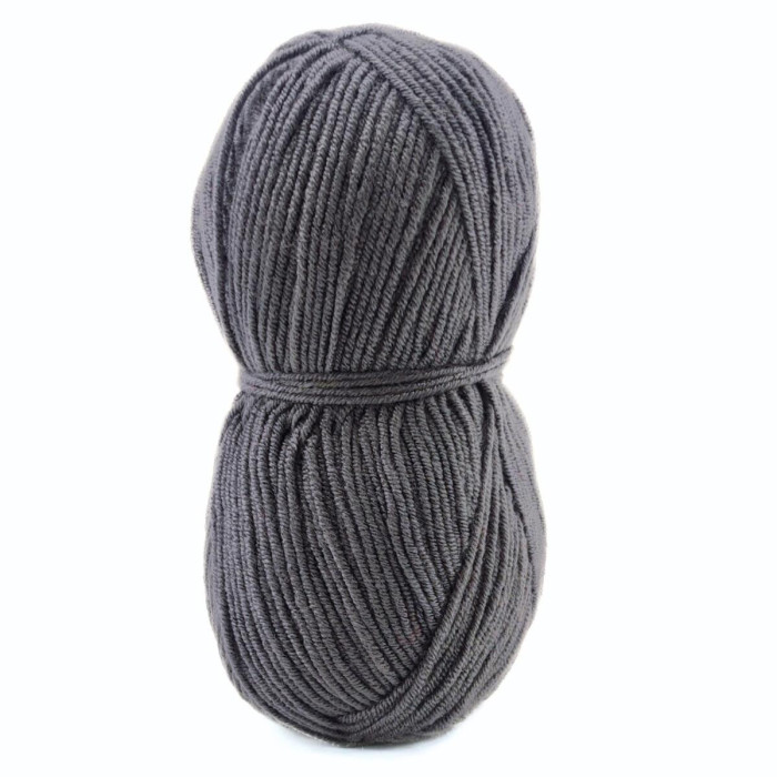 80091 Пряжа Etrofil Baby Can, 100г - 250м, сірий, 100% акрил антипілінг