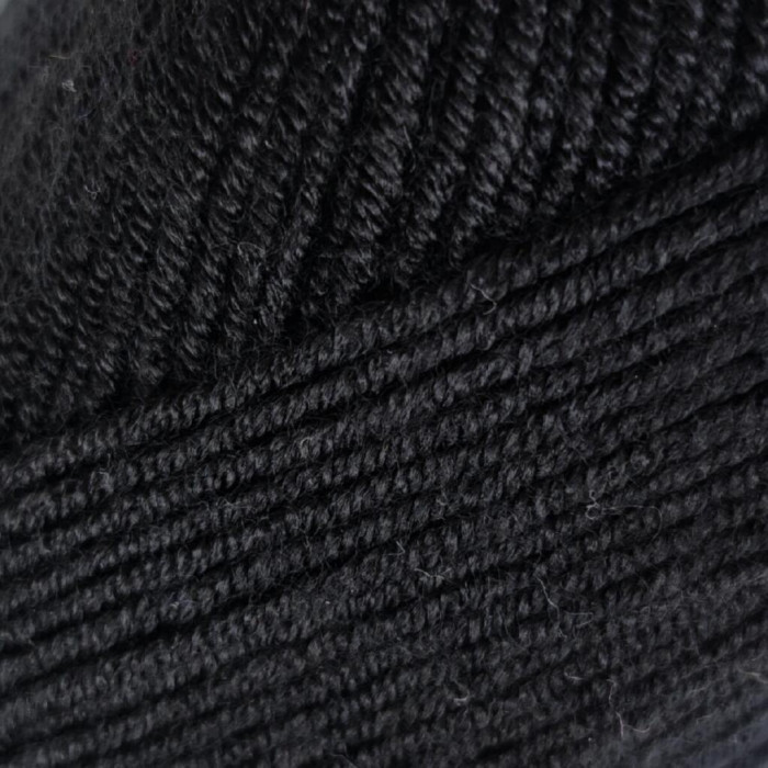 80092 Пряжа Etrofil Baby Can, 100г - 250м, чорний, 100% акрил антипілінг