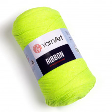 801 Пряжа Ribbon 250гр - 125м (салатовий). YarnArt
