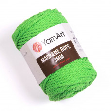 802 Пряжа Macrame Rope 3mm 250гр - 63м (трав'яний). YarnArt