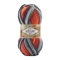 8020 Пряжа SuperLana Maxi Batik 100гр - 100м (різнокольоровий). Alize