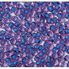 80936 10/0 чеський бісер Preciosa, 5 г, синій, кристальний сольгель