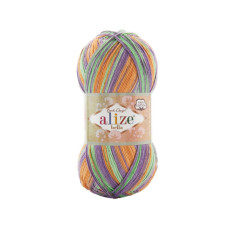 8098 Пряжа Bella Batik 100 100гр - 360м (різнокольорова). Alize