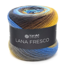 8102 Пряжа Lana Fresco YarnArt, 100г - 380м, різнокольоровий, 100% вовна