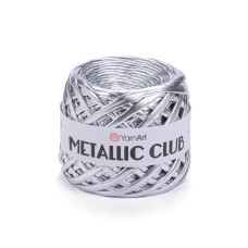 8102 Пряжа Metallic Club 180г-55м (срібний). YarnArt