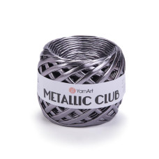 8104 Пряжа Metallic Club 180г-55м (темно-сірий). YarnArt