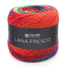 8109 Пряжа Lana Fresco YarnArt, 100г - 380м, різнокольоровий, 100% вовна