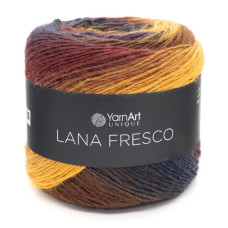 8111 Пряжа Lana Fresco YarnArt, 100г - 380м, різнокольоровий, 100% вовна
