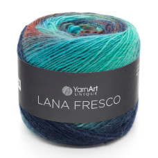 8112 Пряжа Lana Fresco YarnArt, 100г - 380м, різнокольоровий, 100% вовна