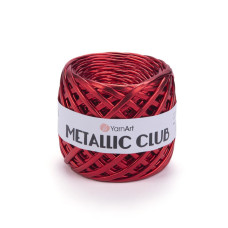 8112 Пряжа Metallic Club 180г-55м (червоний). YarnArt