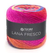 8113 Пряжа Lana Fresco YarnArt, 100г - 380м, різнокольоровий, 100% вовна