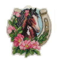 8115 Alisena Набір для вишивки рахунковим хрестиком по пластику - Іграшка Символ Заможності, сили та успіху. Весна 10х12 см
