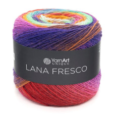 8115 Пряжа Lana Fresco YarnArt, 100г - 380м, різнокольоровий, 100% вовна