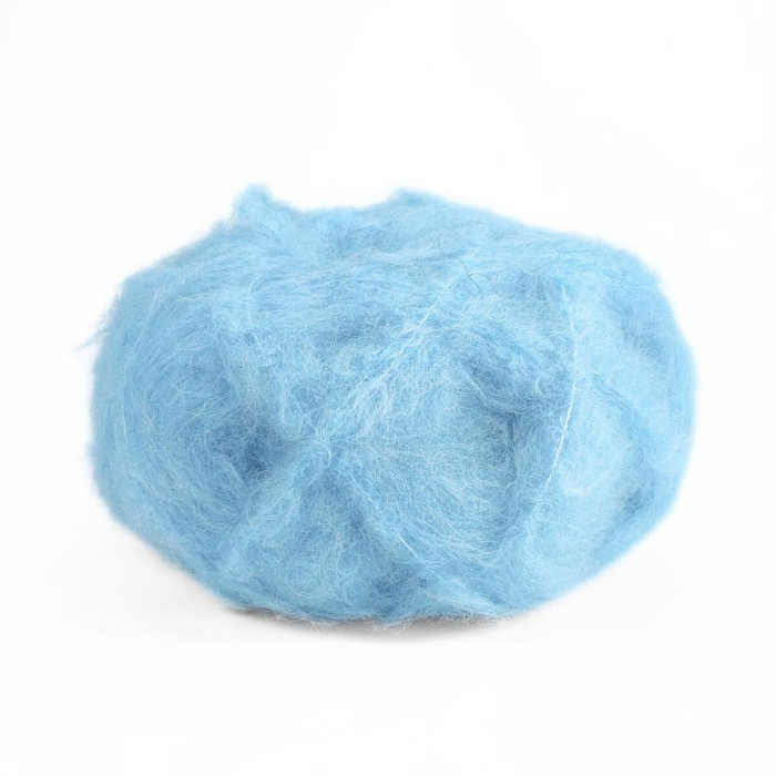 82 Пряжа Adriafil CubiCol, 50г - 110м, блакитний, 36% альпака, 14% меринос, 40% акрил, 10% поліамід