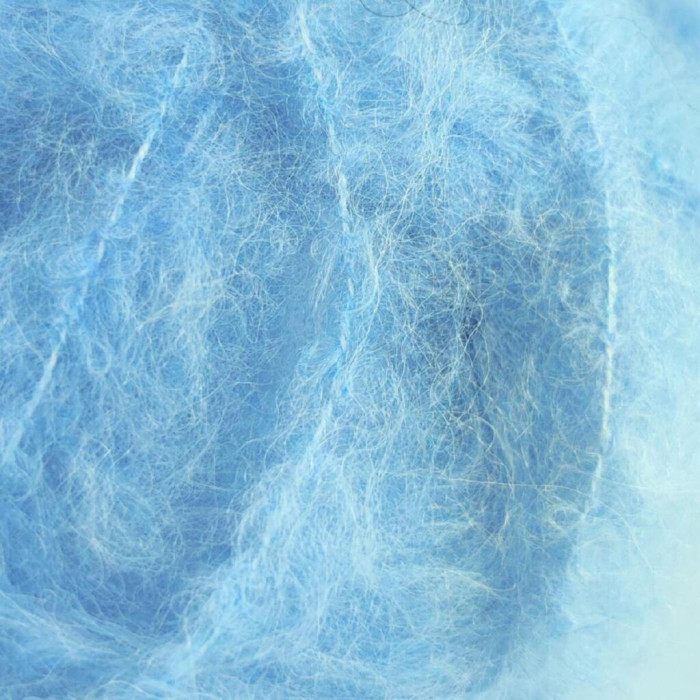 82 Пряжа Adriafil CubiCol, 50г - 110м, блакитний, 36% альпака, 14% меринос, 40% акрил, 10% поліамід