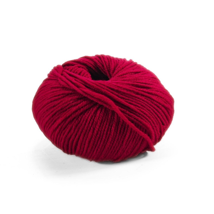 82 Пряжа Laines du Nord Dolly 125, 50г - 125м, бордовий, 100% вовна