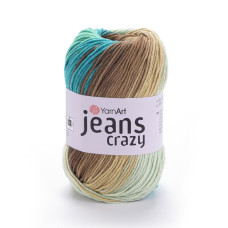 8216 Пряжа Jeans Crazy 50гр-160м (різнокольорова). YarnArt