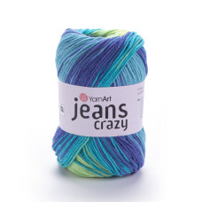 8218 Пряжа Jeans Crazy 50гр-160м (різнокольорова). YarnArt