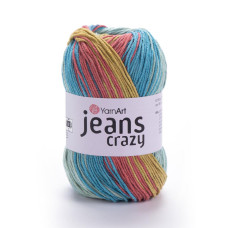 8221 Пряжа Jeans Crazy 50гр-160м (різнокольорова). YarnArt